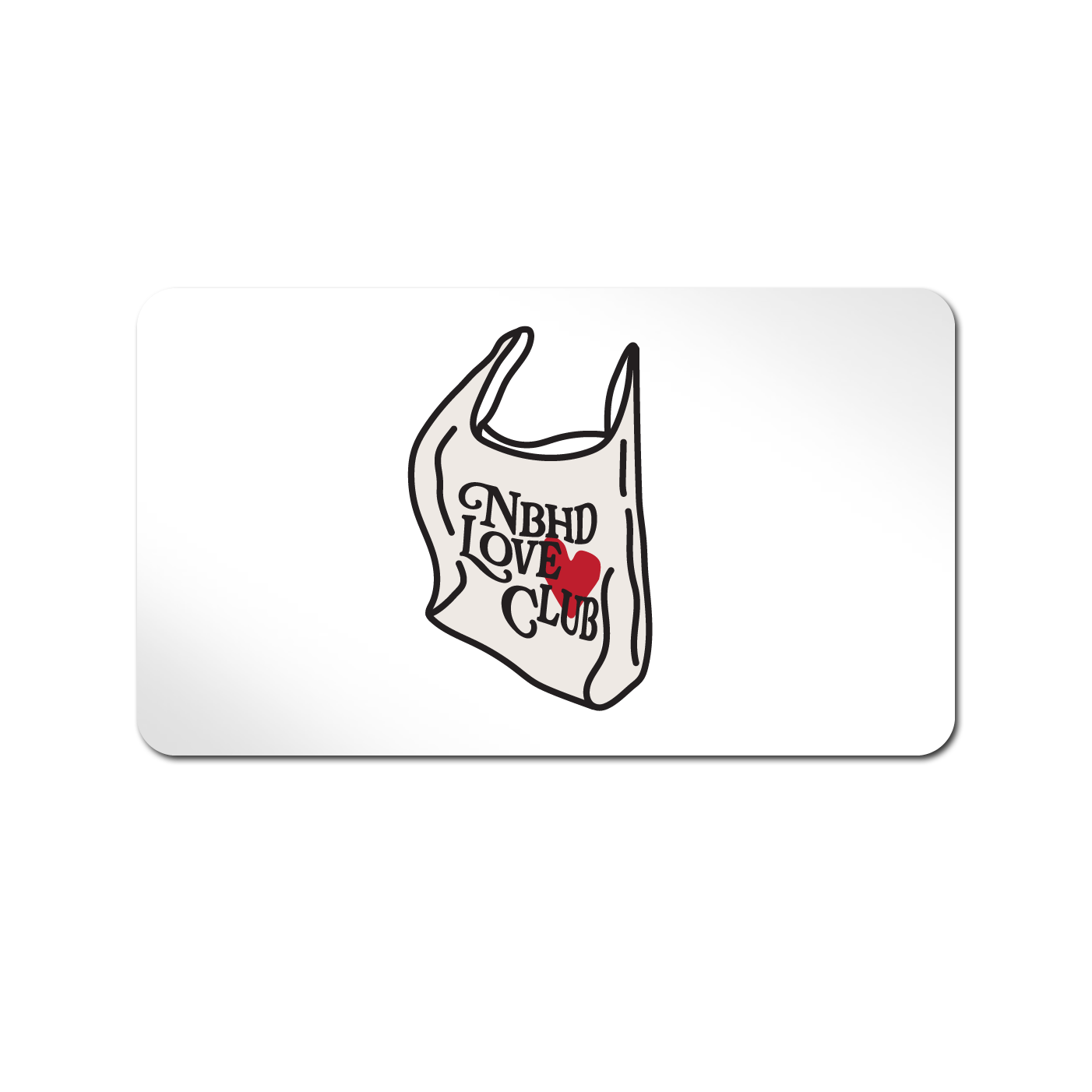 nbhd love club gift card