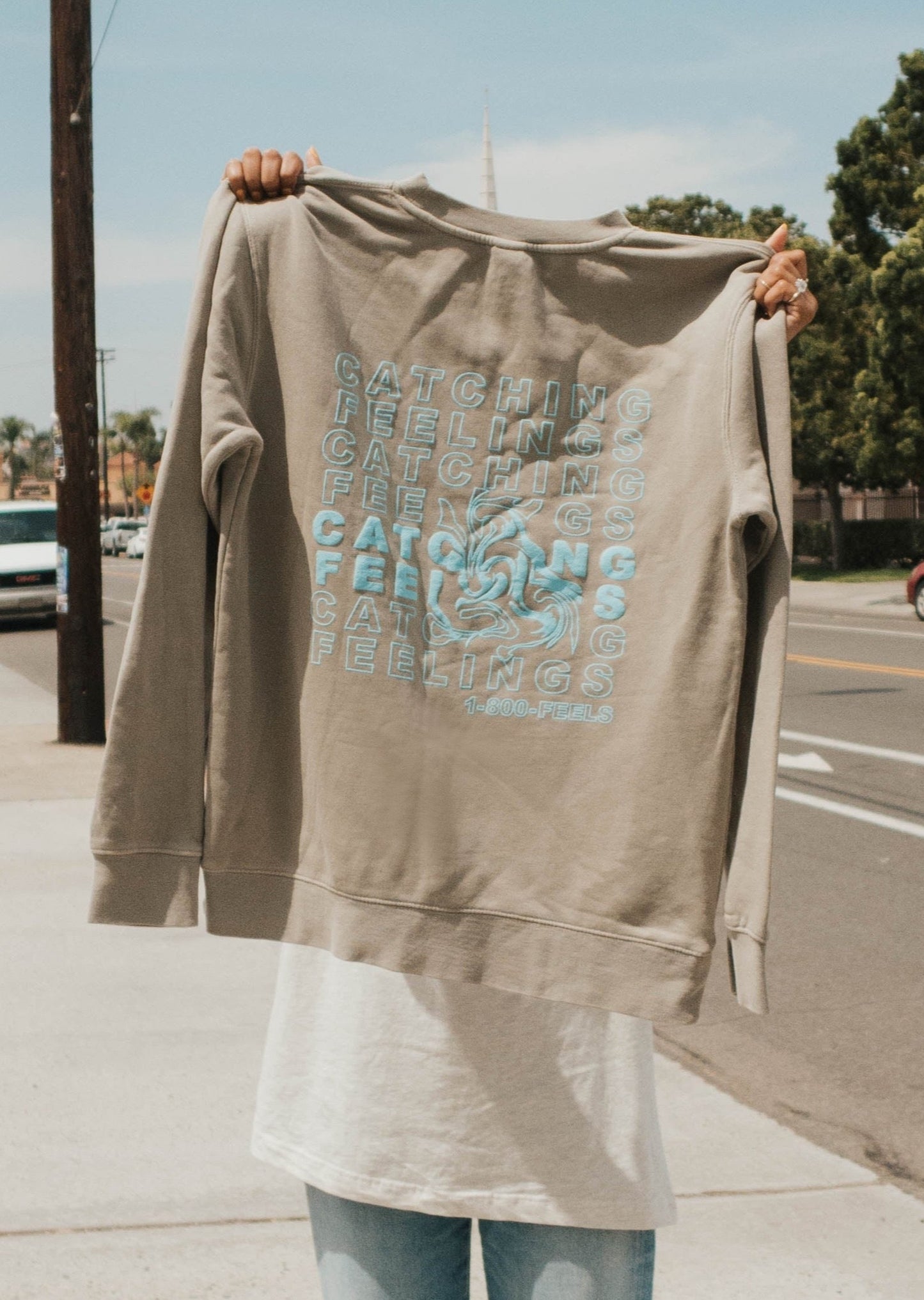 catching feelings sweater