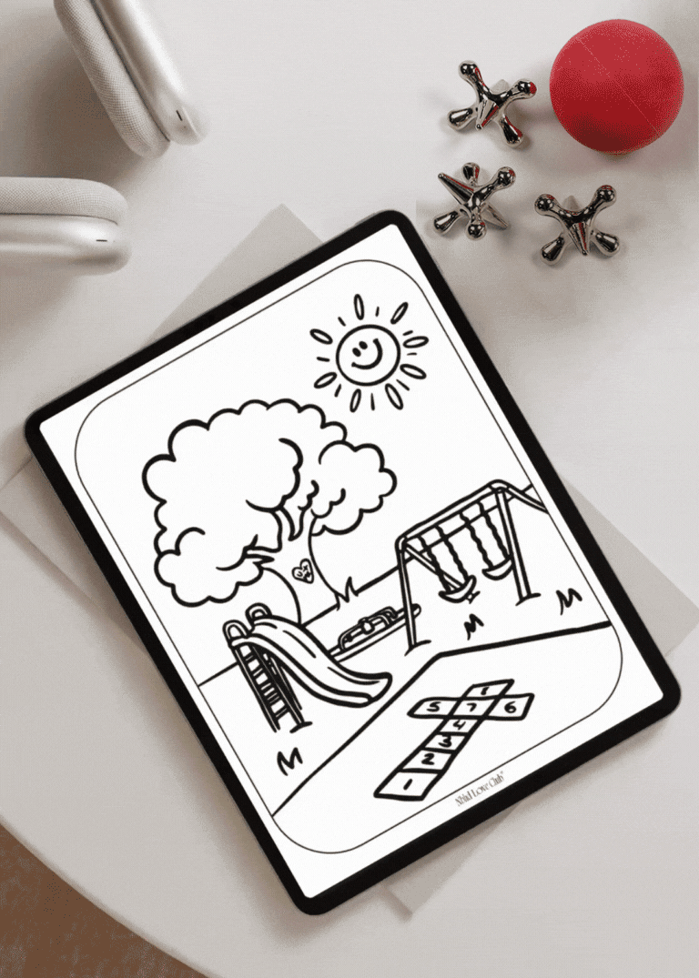the playground coloring book